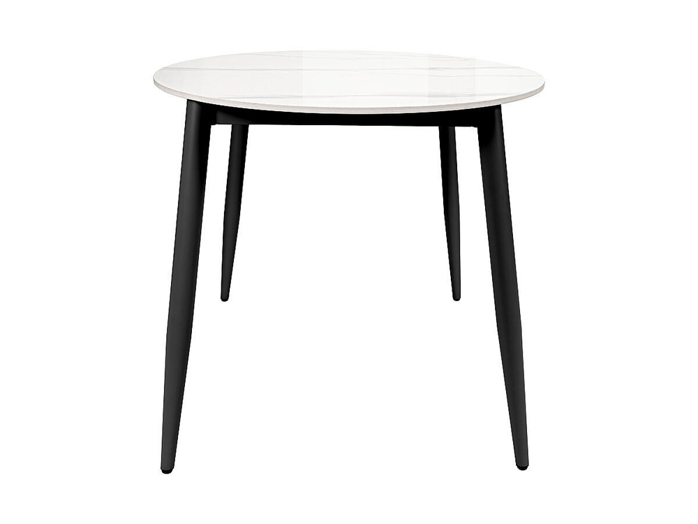 Стол Uni-Form-R.2B SBlack/White Gloss Marble 727*800*800