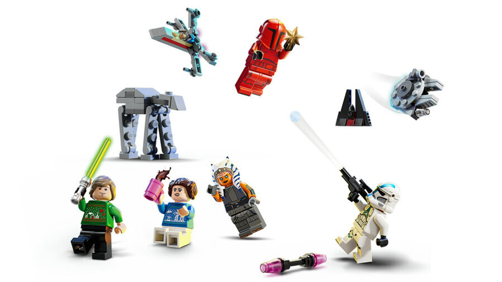 Конструктор LEGO Star Wars 75395 Новогодний адвент календарь 2024