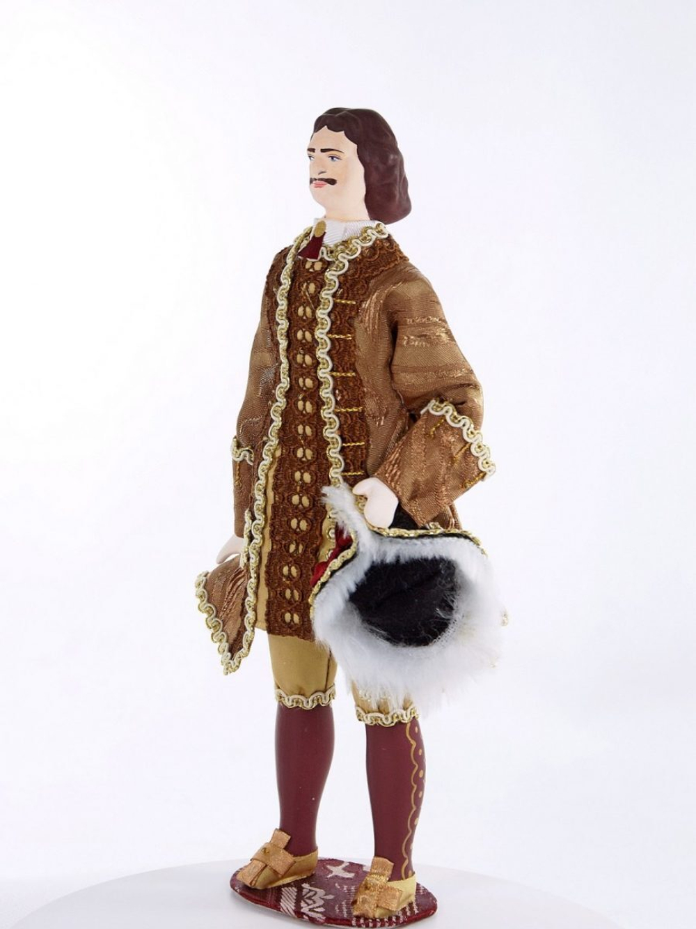 Кукла интерьерная Потешного промысла Пётр Первый в бальном костюме