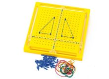 Гео-мозаика с осями X-Y. Набор игровой.