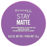 Rimmel London, Stay Matte, Loose Setting Powder, 001 Transparent, 0.63 oz (18 g)