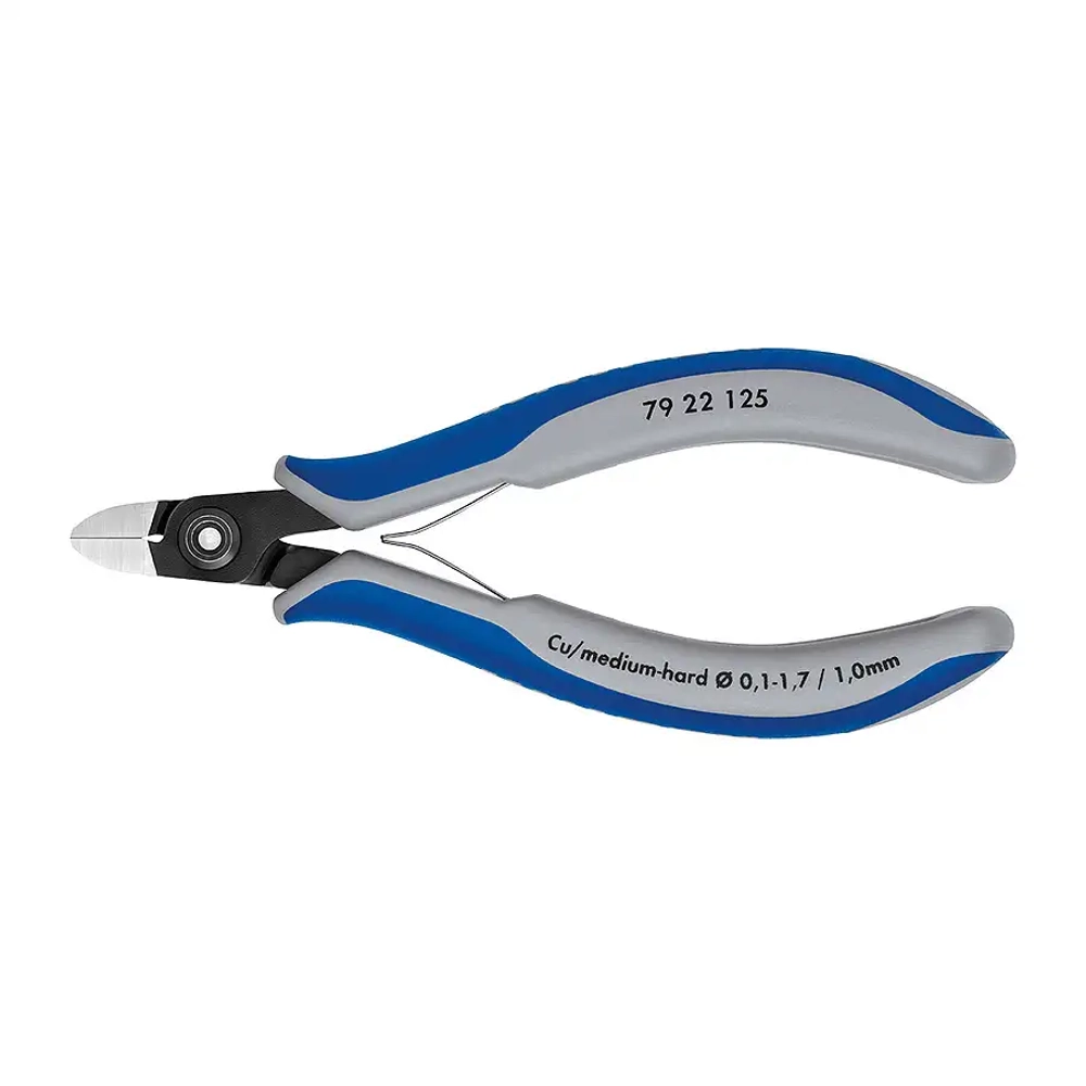 Прецизионные кусачки боковые для электроники чернёные 125 мм Knipex 79 22 125