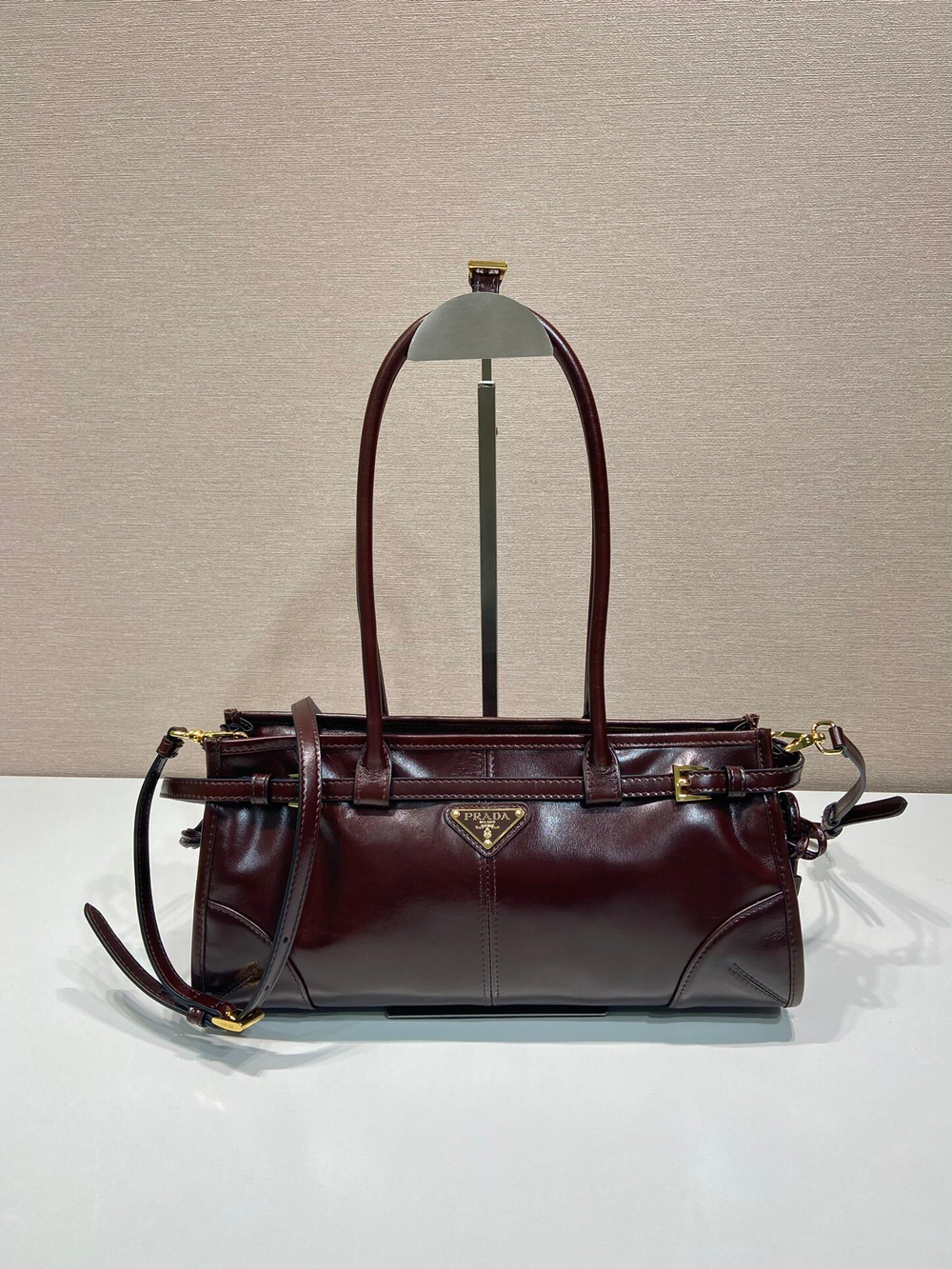 Prada Medium Leather Handbag 32 cm