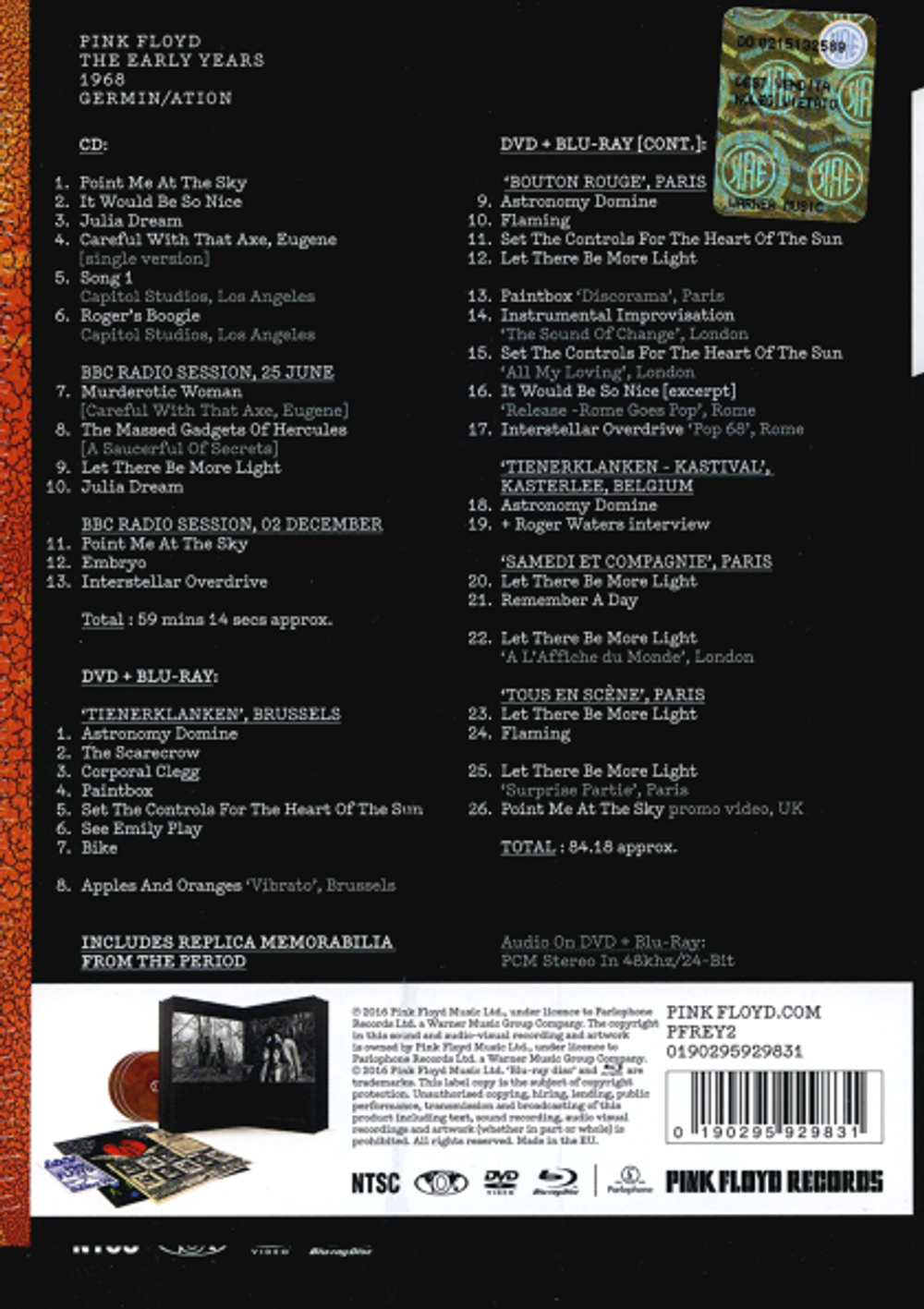 Pink Floyd / Germin/ation (CD+DVD+Blu-ray)