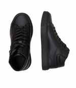 Кожаные кроссовки Calvin Klein - черный(HM0HM01269)