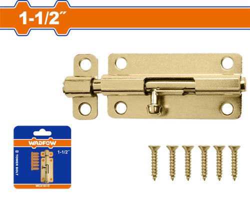 Шпингалет накладной 1-1/2" (12/360) WADFOW WCX1K15