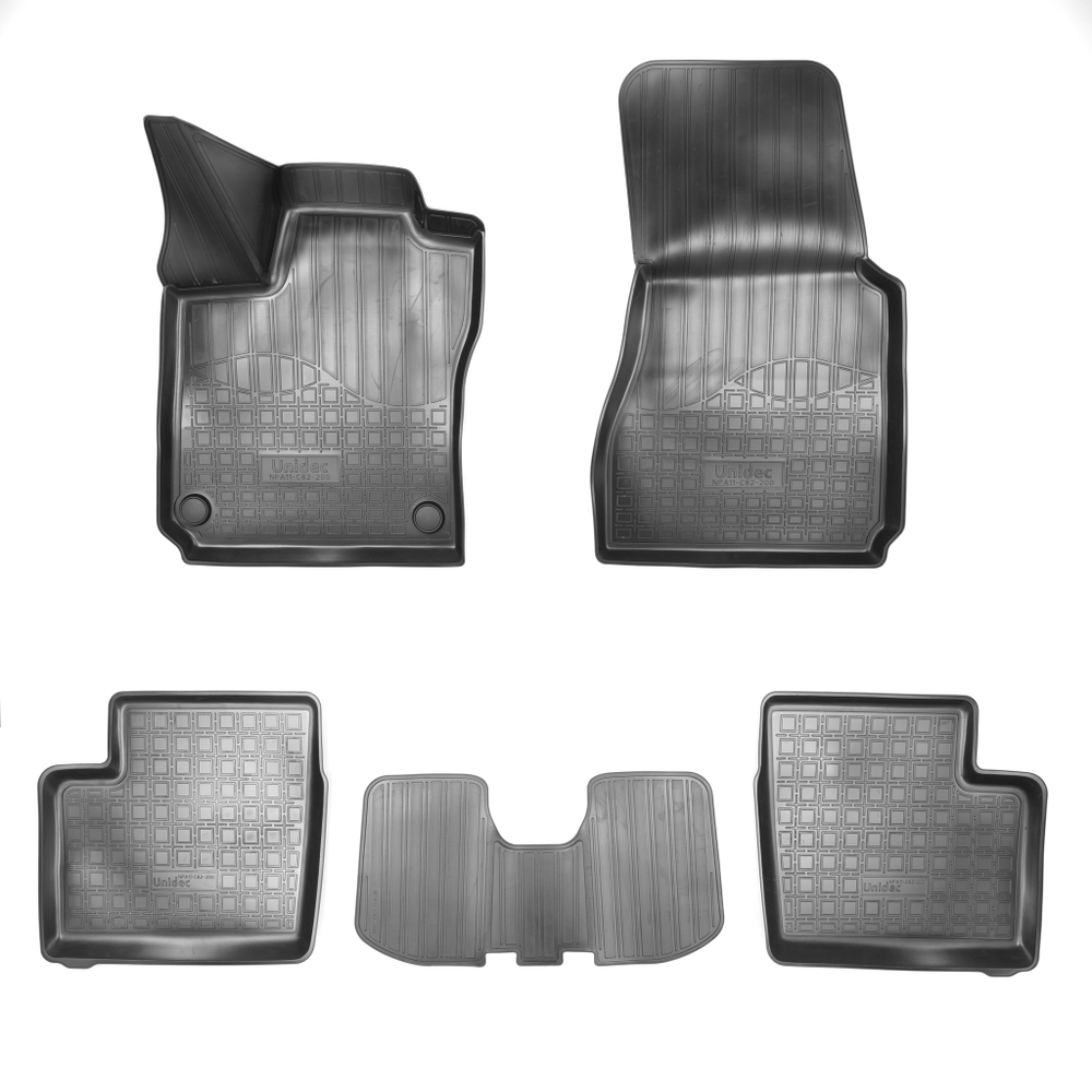 Ковры в салон Norplast/Unidec для Smart Forfour в кузове W453 (2014-)Полиуретан,Черный, арт.NPA11-C82-200