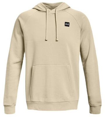 Мужская теннисная кофта Under Armour Men's UA Rival Fleece Hoodie - Бежевый