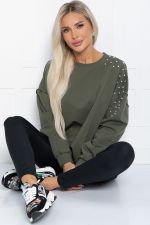 Свитшот Бьянка (хаки) Б12366-1 LT Collection