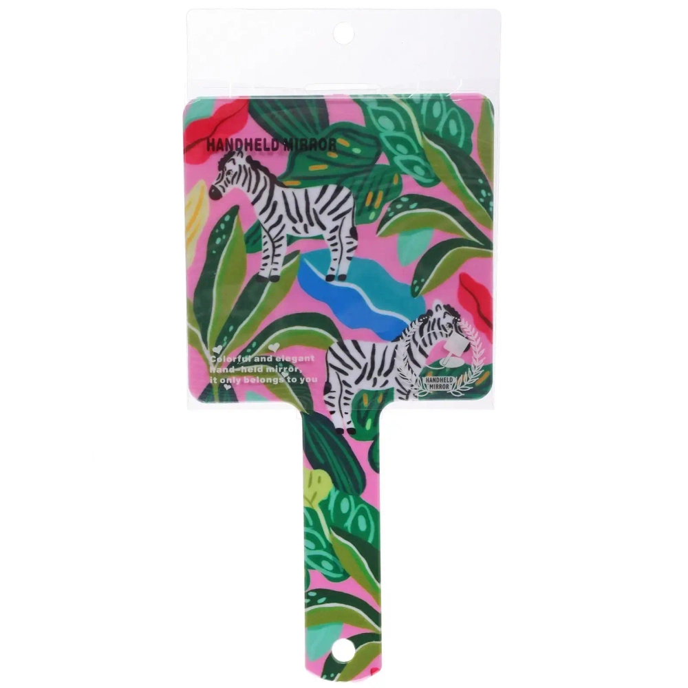 Зеркало косметическое «ИМАНИ - ТРОПИКИ», микс 4 дизайна, 23,4*12см (PVC подвес)