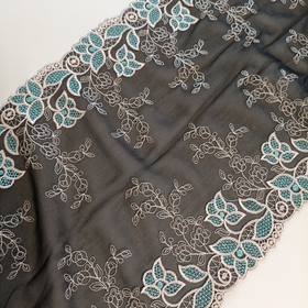 Вышивка на сетке, двухсторонняя