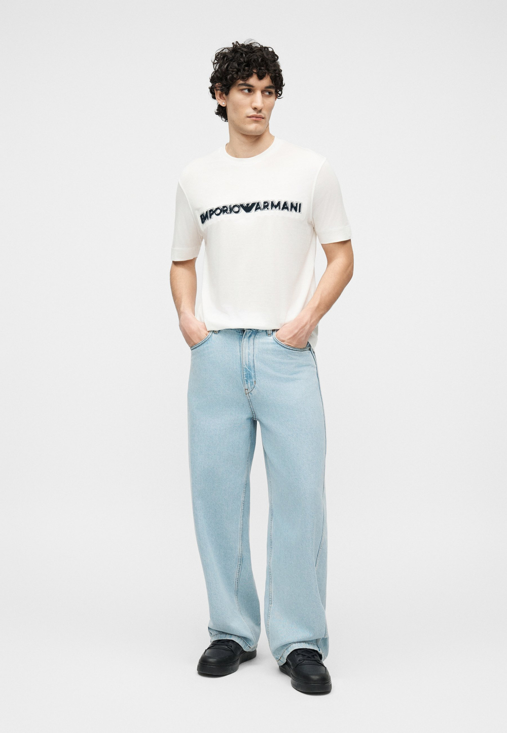 Emporio Armani Футболка с принтом - Белый