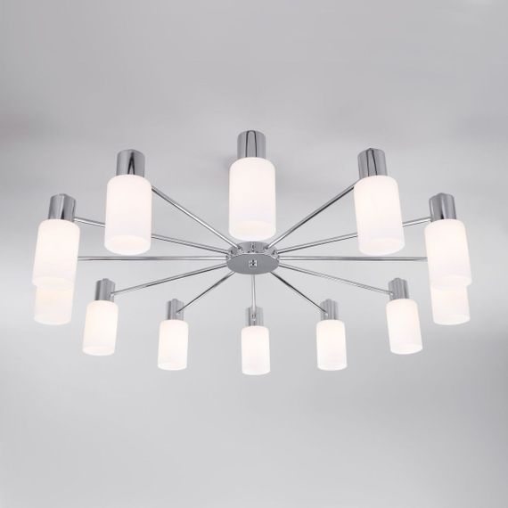 Потолочная люстра Eurosvet Vegga 70160/12 хром Smart