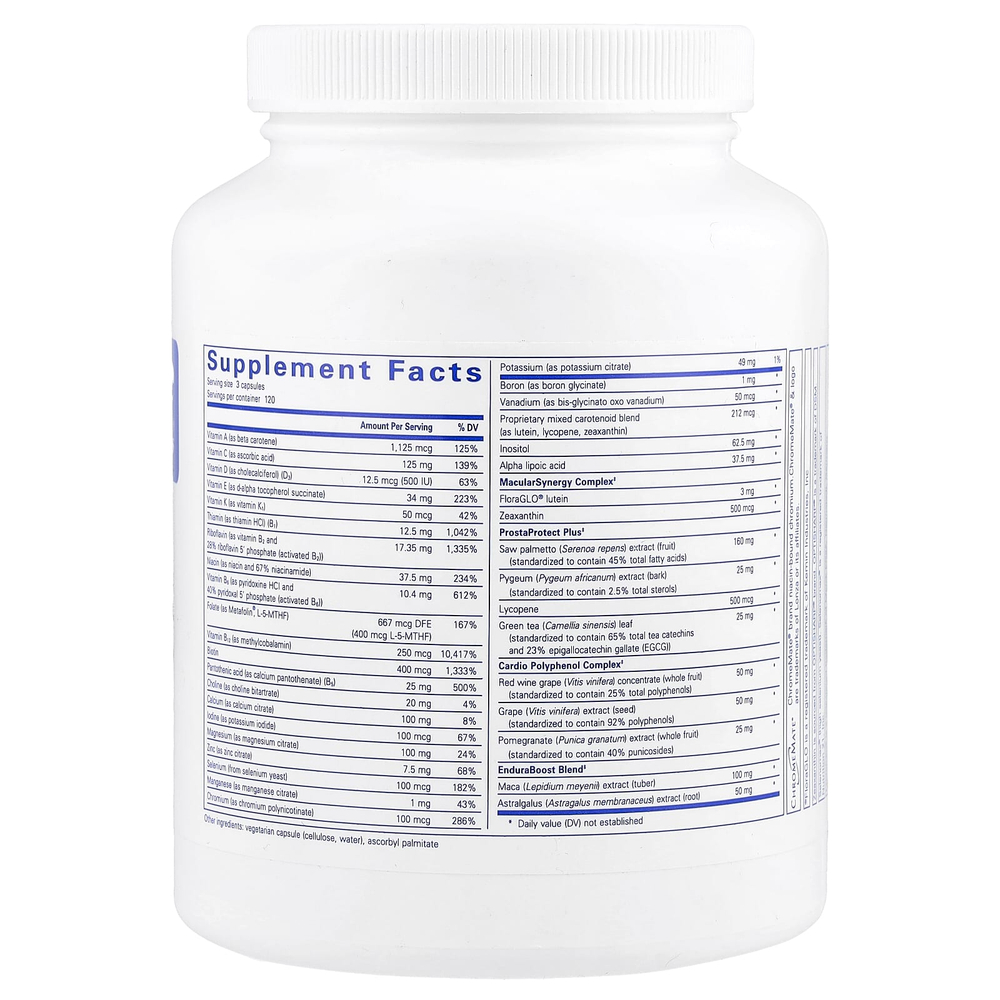 Pure Encapsulations, Men's Nutrients, мультивитаминный / минеральный комплекс для мужчин старше 40 лет, 360 капсул