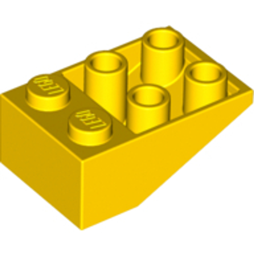 Lego Кровельный Кирпич 2x3/25° нижняя часть (желтый) 374724