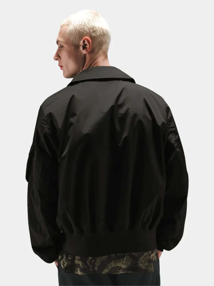 Бомбер Alpha Industries CWU 36/P Relaxed Patched Black (Черный)