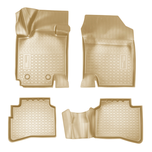 Ковры в салон Norplast/Unidec для МОСКВИЧ 3 (2022-), Бежевый, арт.NPA11-C38-200-1-B