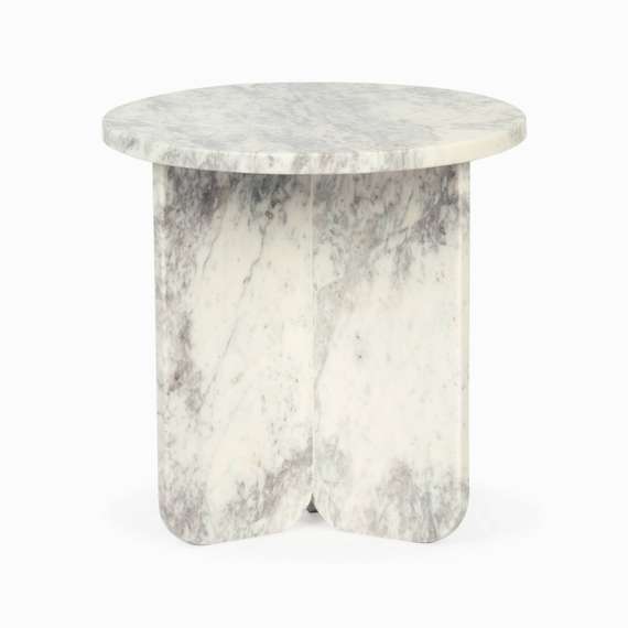 Кофейный стол Pia Ø41х41 см, фиолетовый индийский мрамор