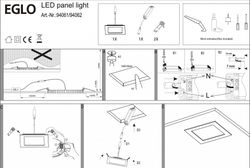 Встраиваемый светильник Eglo Fueva 1 94061