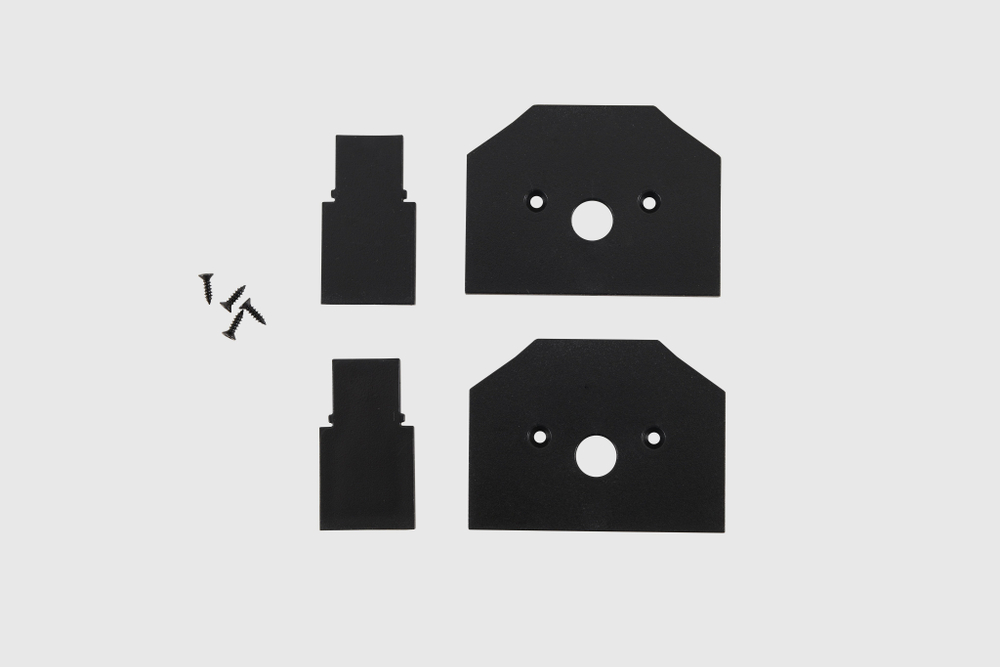 Заглушка для встраиваемого магнитного трека в натяжной ПВХ потолок, в комплекте 2 шт Crystal Lux CLT 0.234 06 BL