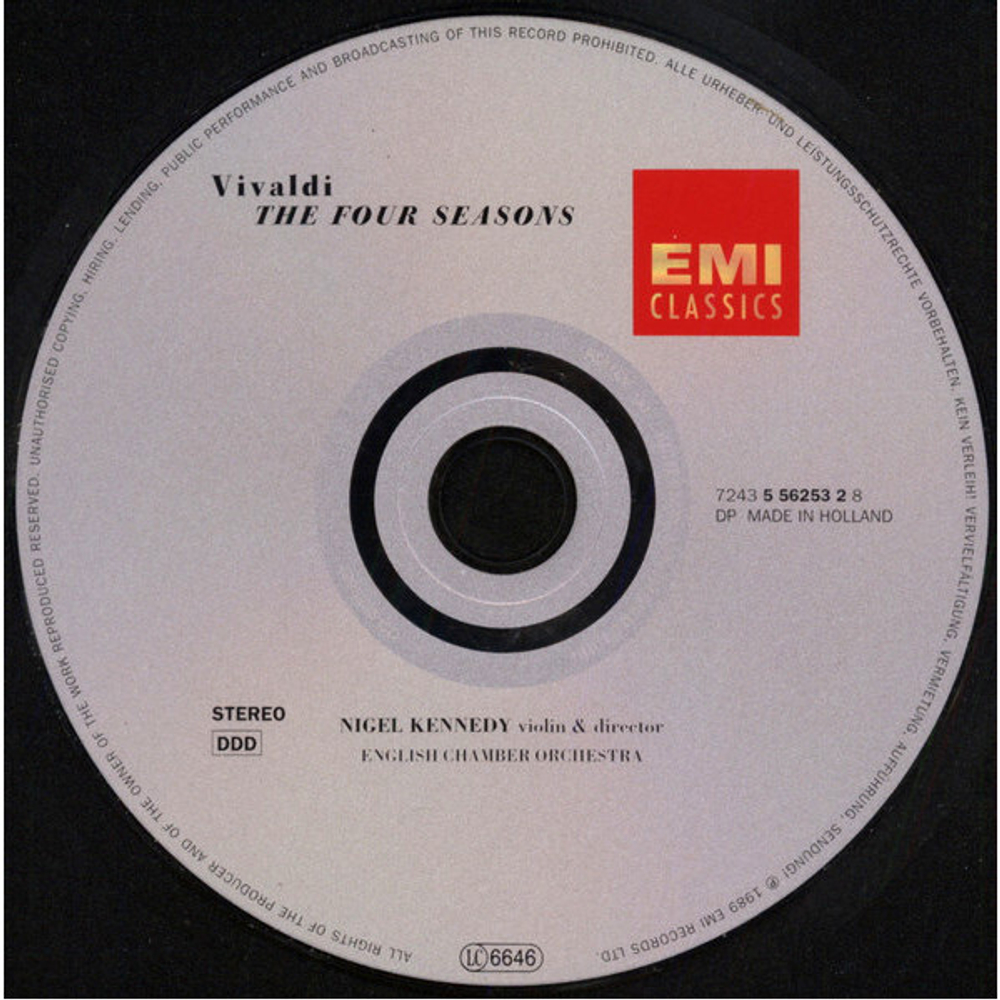 Nigel Kennedy, English Chamber Orchestra / Vivaldi: The Four Seasons (CD)