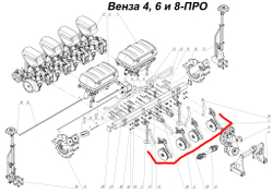 Сошник туковый СПФ 00.900А-01