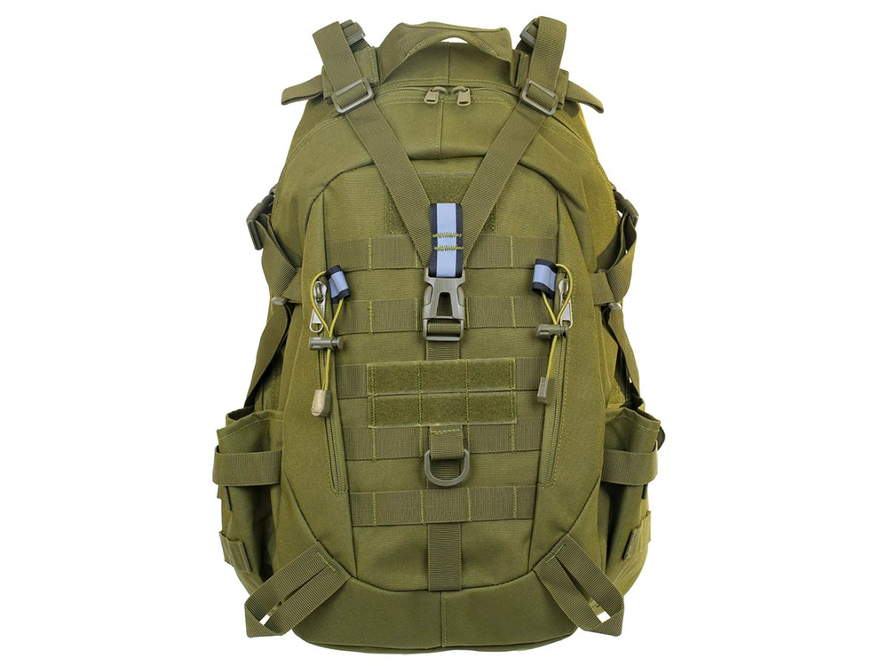 Рюкзак ShotTime городской Basic 25л, полиэстер 900D, MOLLE, олива, ST-BP-702 0-OD