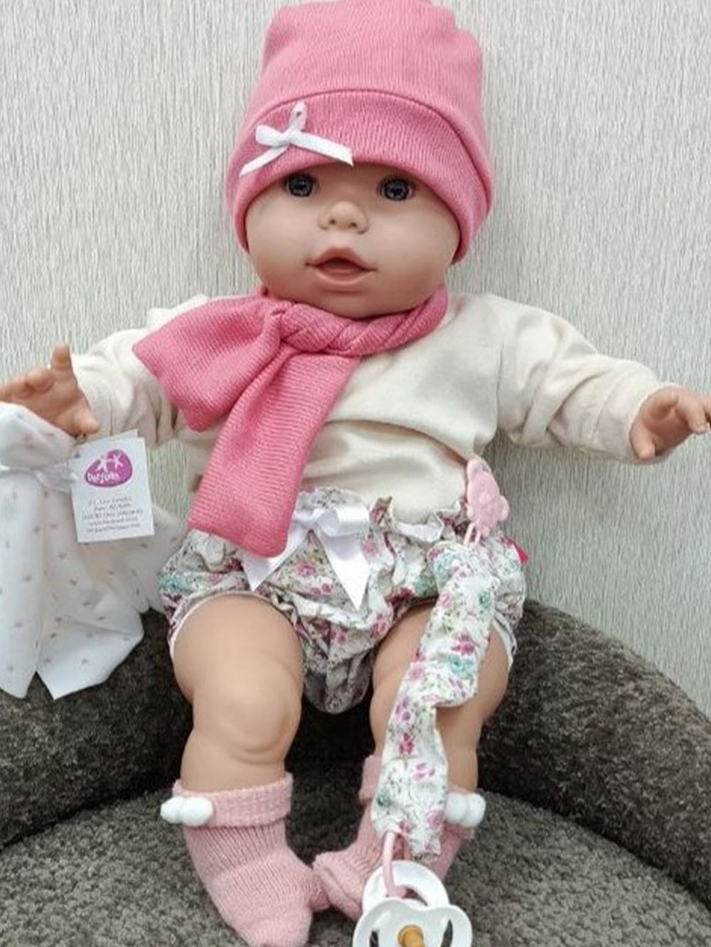 УЦЕНКА Кукла BERJUAN мягконабивная 50см Baby Lloron (6020)