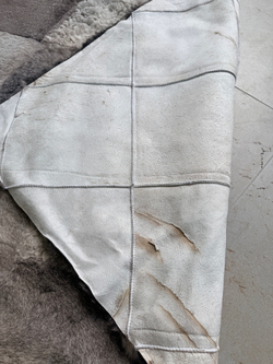 Ковер прямоугольный натуральный мех овчина, 220 х 200 см.