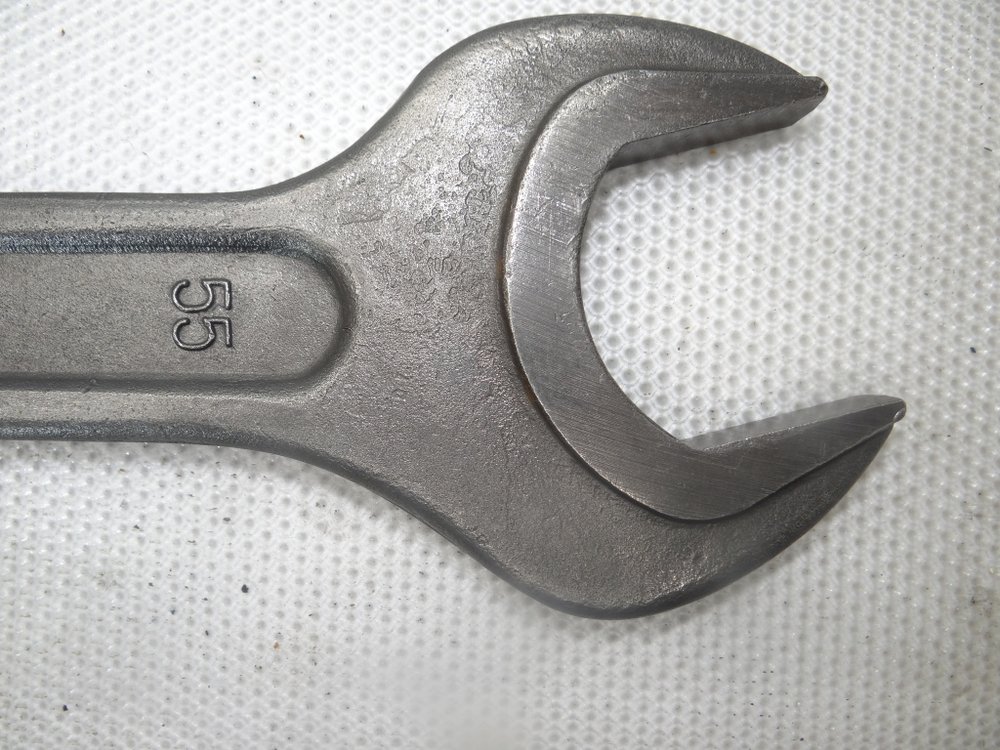 Ключ гаечный рожковый двухсторонний 50х55 Новосибирский инструментальный завод