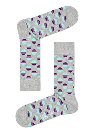 Носки унисекс Sunrise Dot Sock в полосатый горох (Размер: 25) (Цвет: серый)