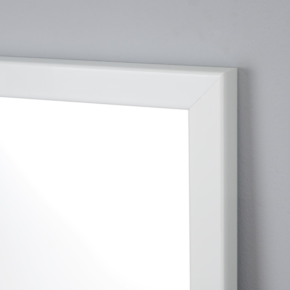 Зеркало настенное Альпы 55х110 см, рама платсик, 55 мм (белый)