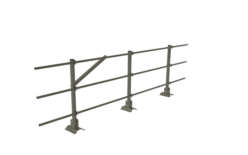 Кровельное ограждение Fachmann КО/PL/PVC/800-3-3000 RAL