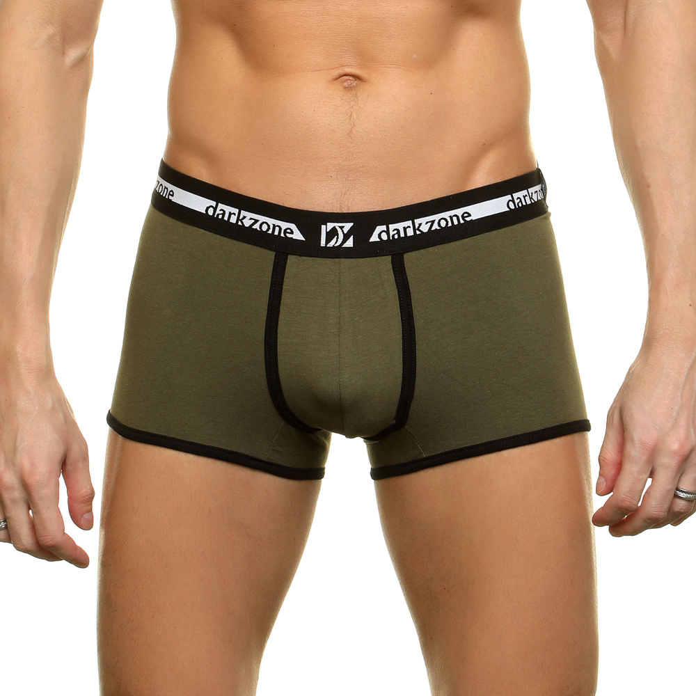 Мужские трусы-боксеры цвета хаки (Размер: L) (Цвет: хаки)