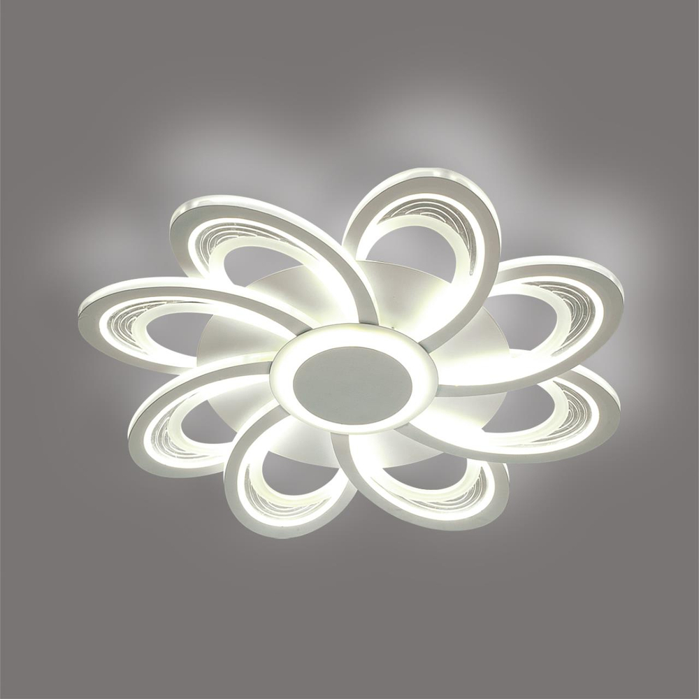 8198/95L LEDIO LN25 000 белый, металл/акрил Потолочный светильник с ПДУ 3000-6000К LED 95W 220V MANILA