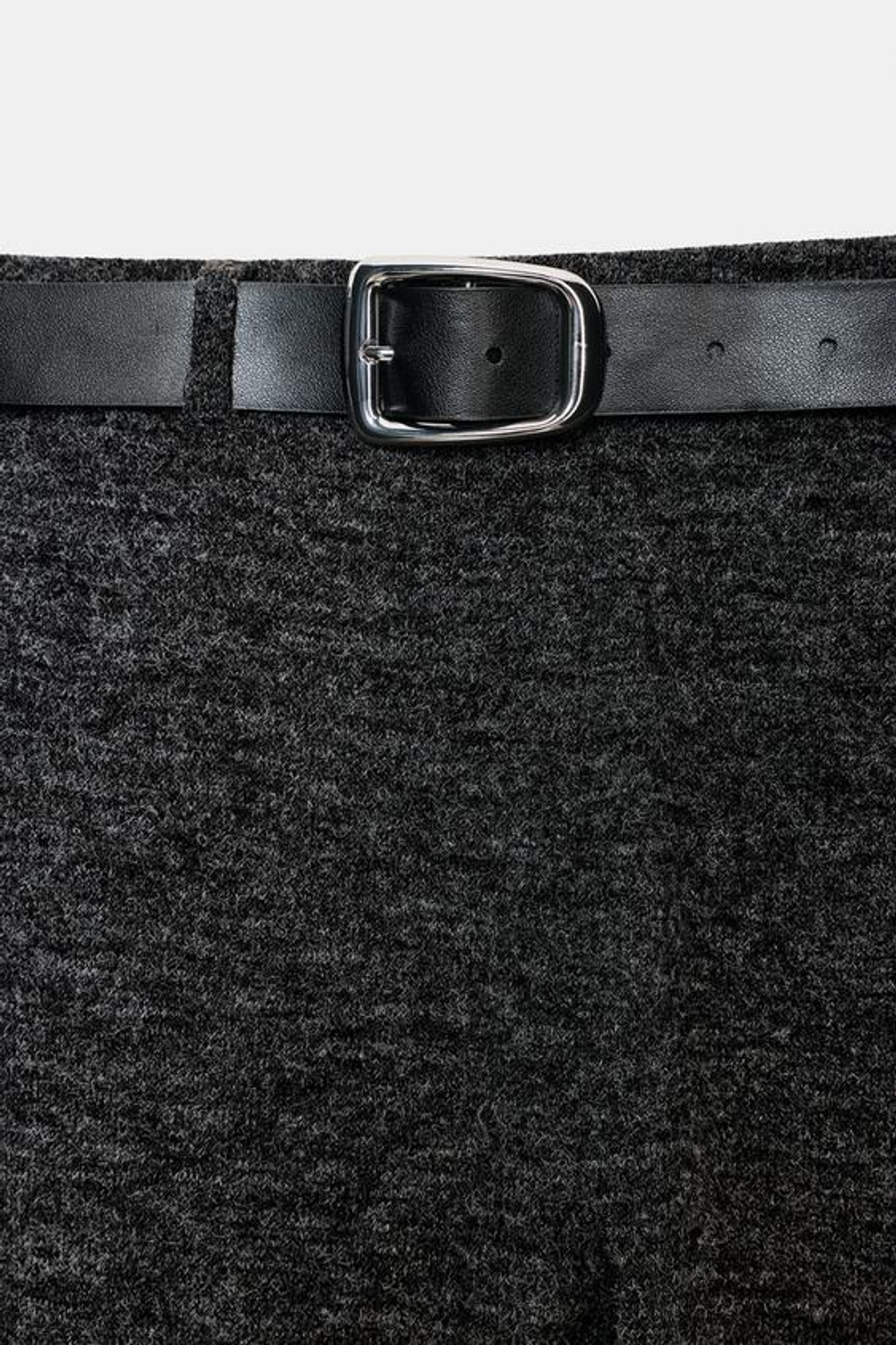 ZARA МЯГКИЕ ЛЕГИНСЫ С ПОЯСОМ, АНТРАЦИТОВО-СЕРЫЙ