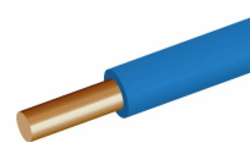 Провод медный ПуВнг(А)-LS 1х4 синий ГОСТ