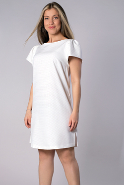 Платье женское 2572ЛПБ, горох #259Ги052572ЛП