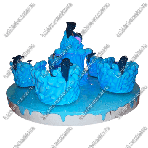 Электрическая карусель детская 4KIDS "Морское путешествие"