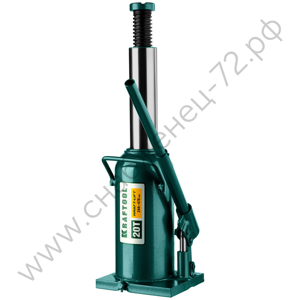 KRAFTOOL KRAFT-LIFT, 20 т, 244 - 478 мм, бутылочный гидравлический домкрат (43462-20)