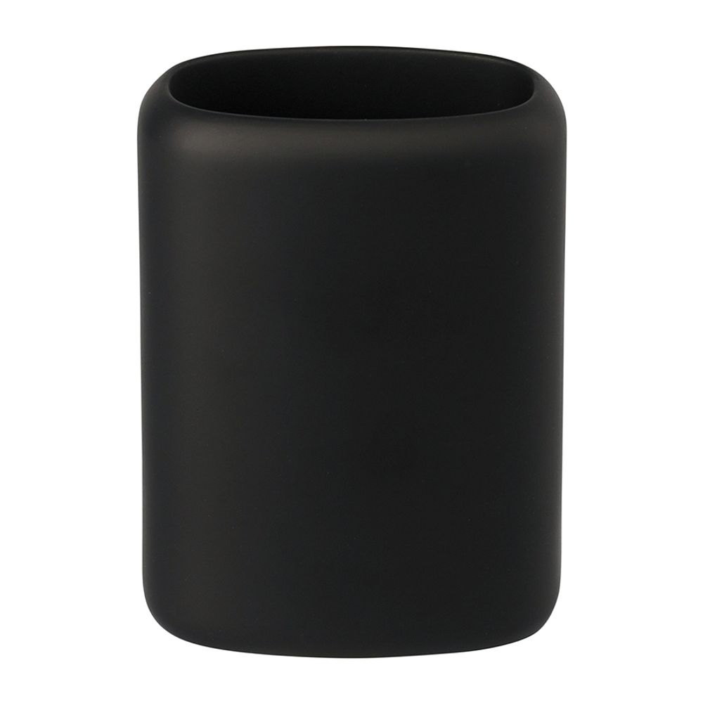 Стакан для зубных щеток Slim, черный