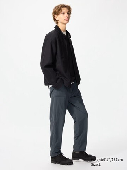 UNIQLO ТЕПЛЫЕ БРЮКИ НА ПОДКЛАДКЕ, СЕРЫЙ