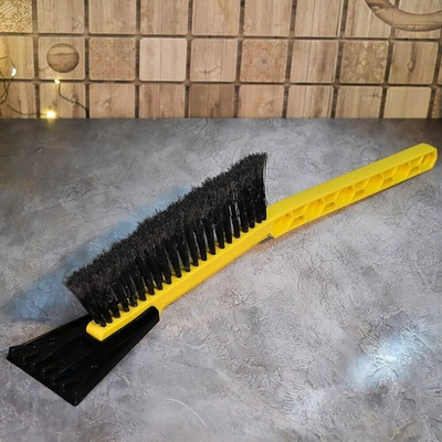 Щетка для снега со съемным скребком, 45см cosmic yellow "Techno"