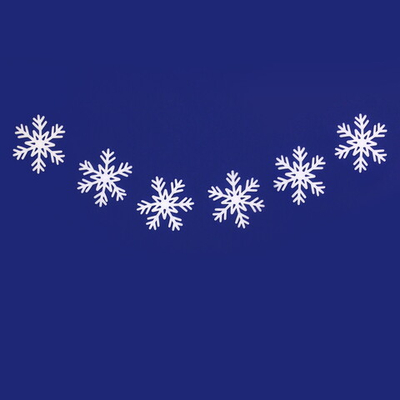 Украшение новогоднее «Зимний вечер» (набор 6 шт) , 15 см