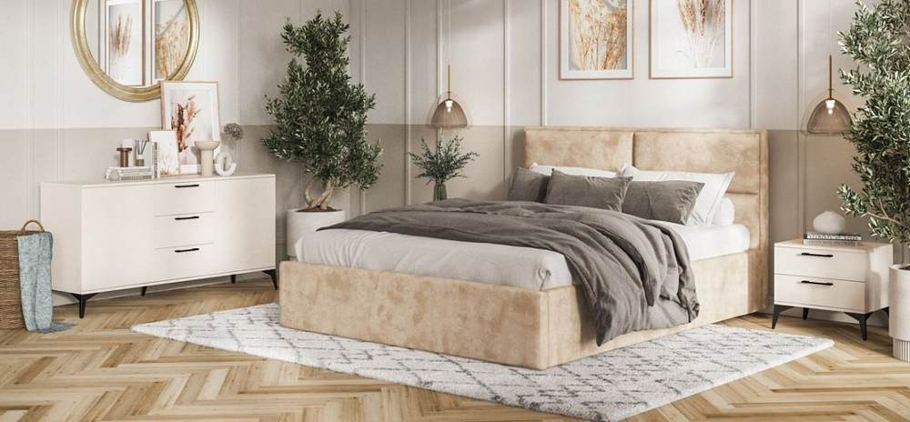 Комод ЛОФТ Кашемир серый