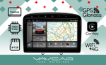 Магнитола для Peugeot 408 2012-2022 - Vaycar VA59-0084-2K на Android 13, 8-ядер, 2K QLED, ТОП процессор, CarPlay, 4G SIM-слот