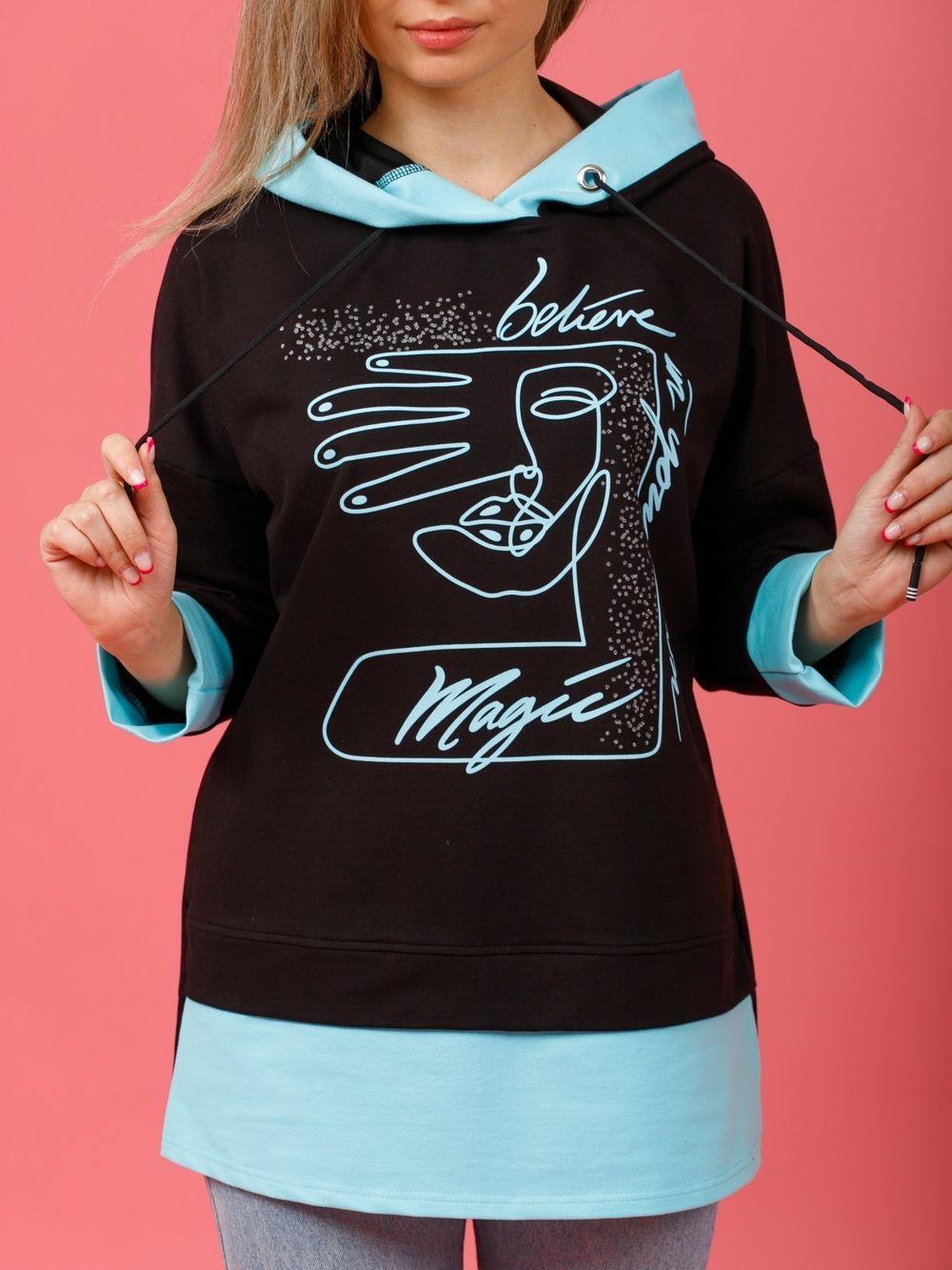 845 Туника "бирюза" SveTekst (Акция)