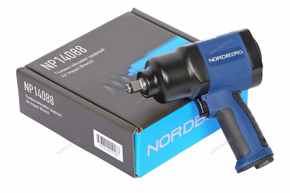 NORDBERG NP14088 Пневмогайковерт ударный 1/2", 850 Нм