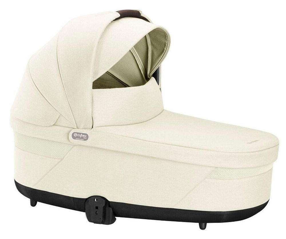 Коляска Cybex Balios S Lux TPE complete Cloud G Moon Black Plus 3 в 1 Seashell Beige с дождевиками