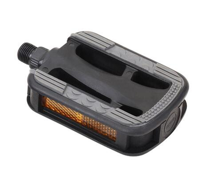 Педали CITY MIXIEER MX-P614, антискользящие, полипропилен 97x73мм, резьба 9/16, чёрный